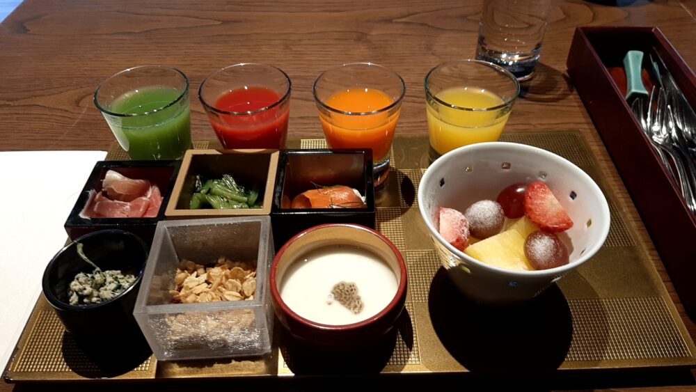 翠嵐ラグジュアリーコレクションホテル京都での朝食1