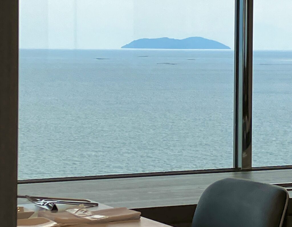 琵琶湖マリオットレストラン眺望