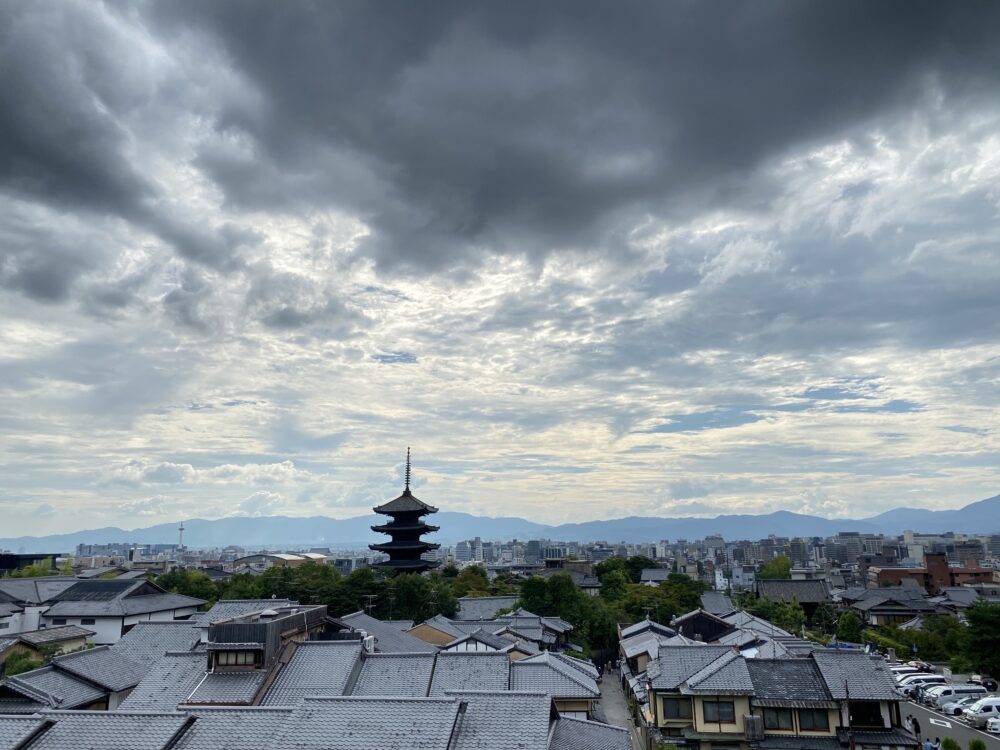 パークハイアットー京都ーホテルービューデラックスーキングールームー窓からの眺め