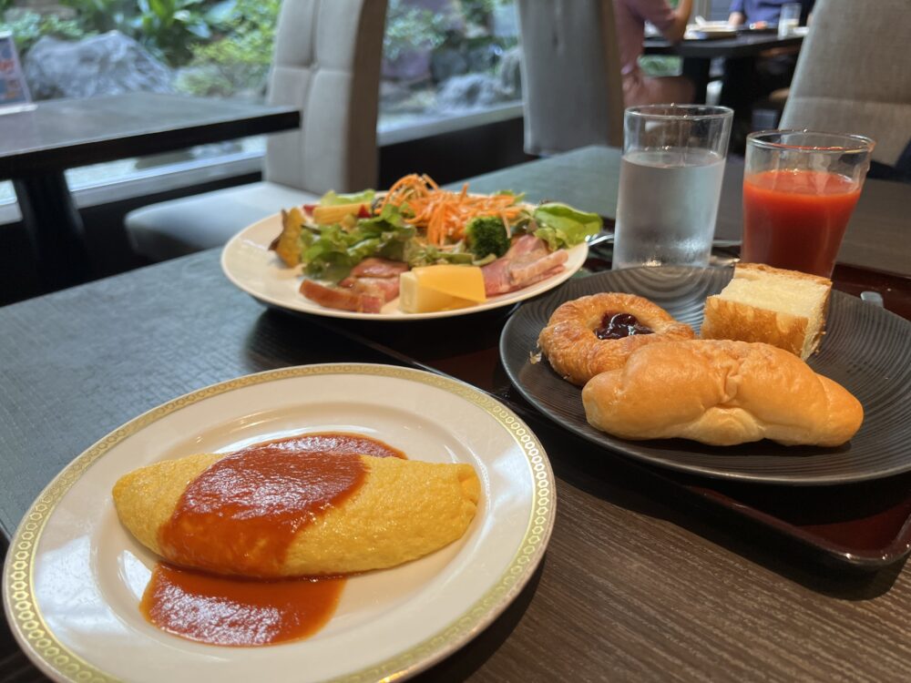 ビュッフェ、朝食、リーガロイヤル大阪