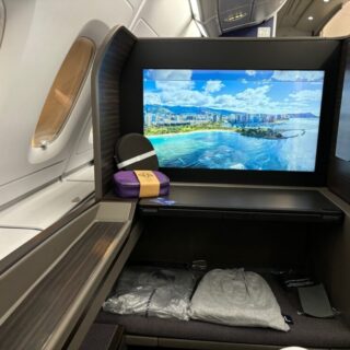 憧れのファーストクラス(ANAフライングホヌ)でハワイ3島(オアフ