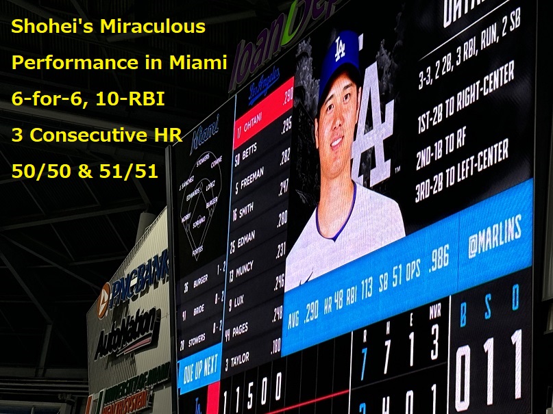 大谷翔平選手のミラクル