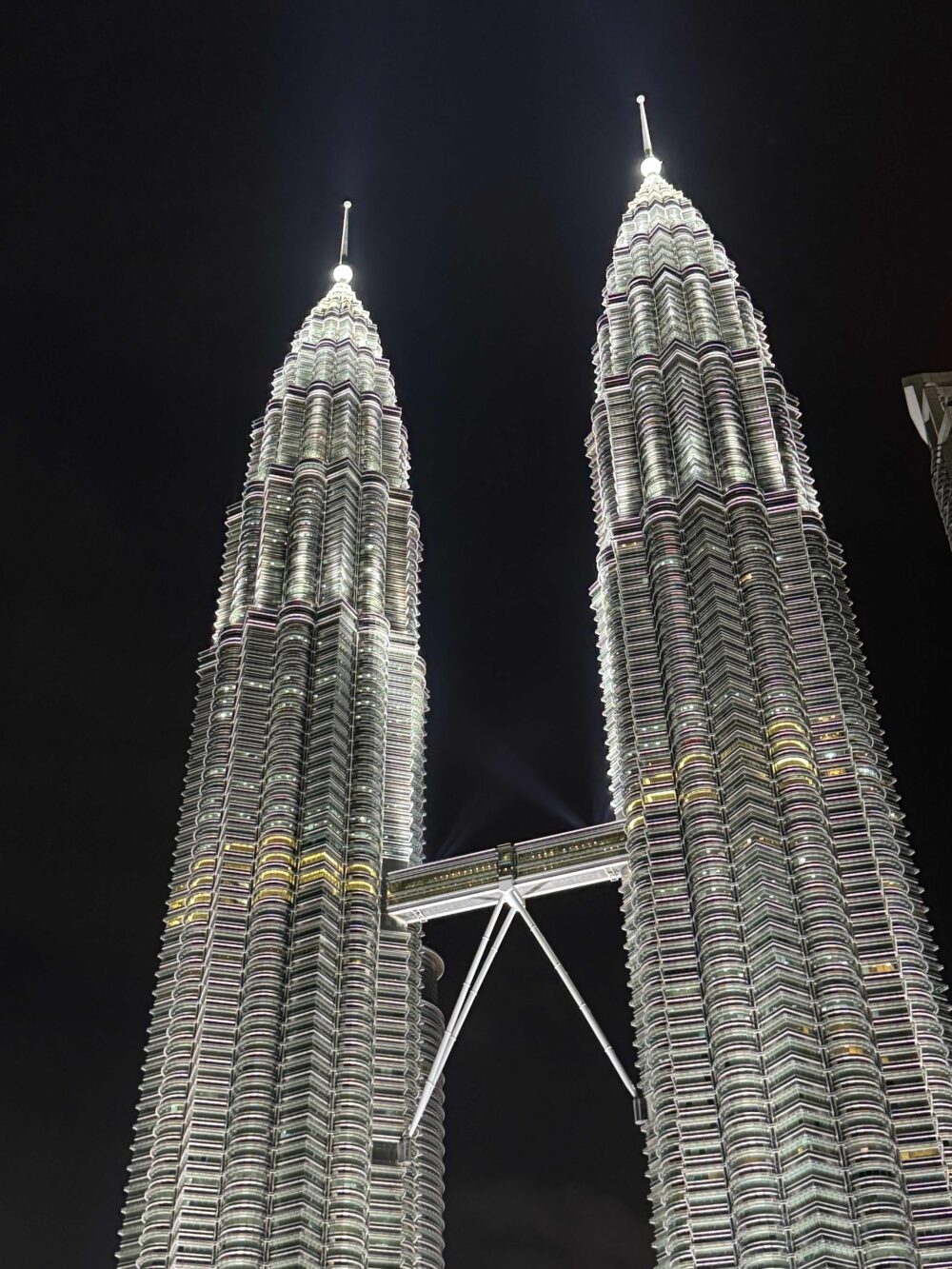 グランドハイアットーKULーグランドツインタワースイートー夜景