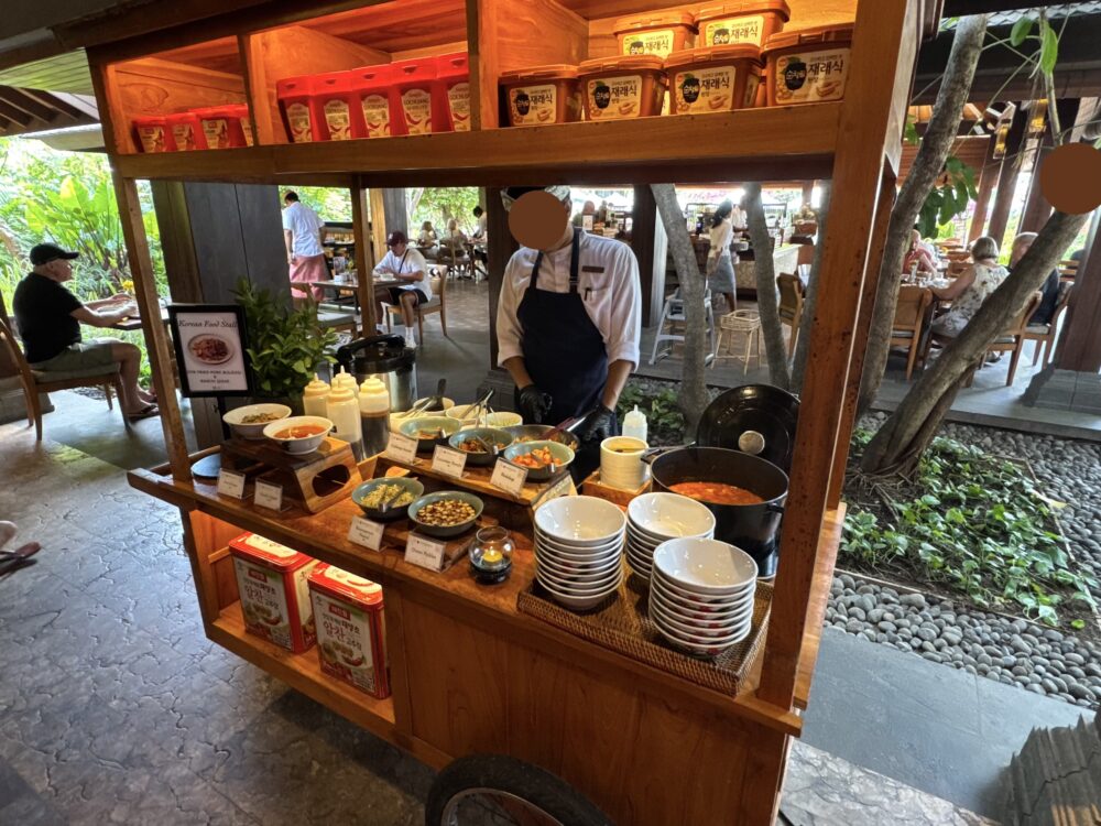 ハイアットリージェンシーバリーレストランーオマン・オマンー朝食
