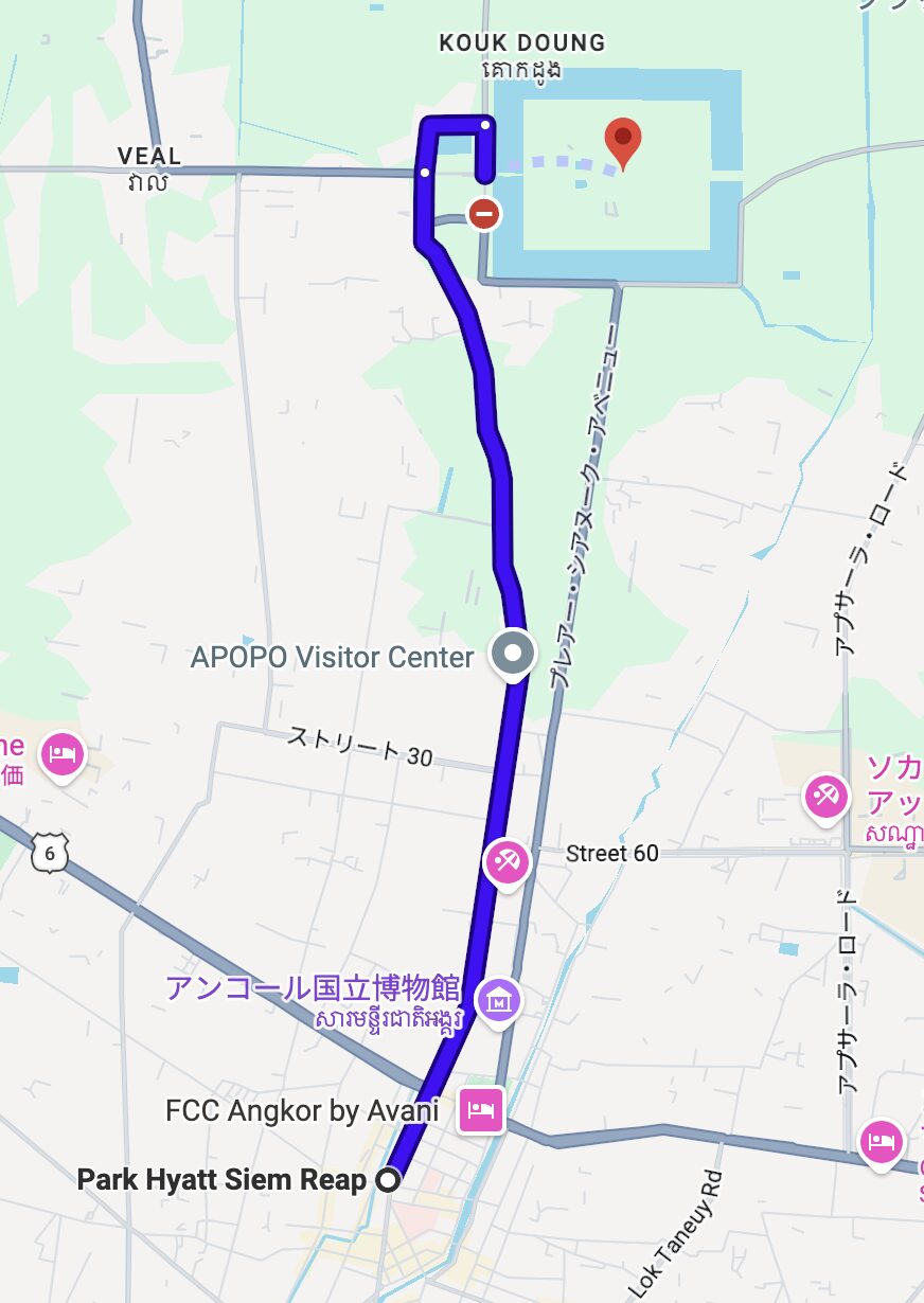 カンボジアーシェムリアップーパークハイアットーシェムリアップーアンコールワット