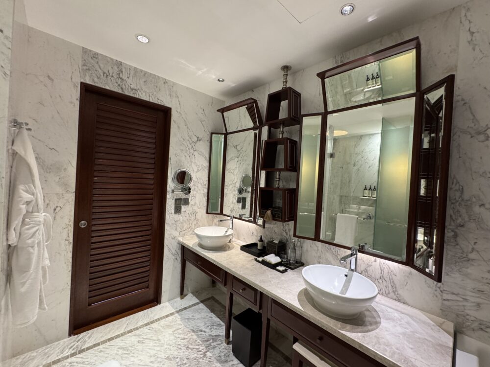 パークハイアットーシェムリアップーパークスイートー洗面所