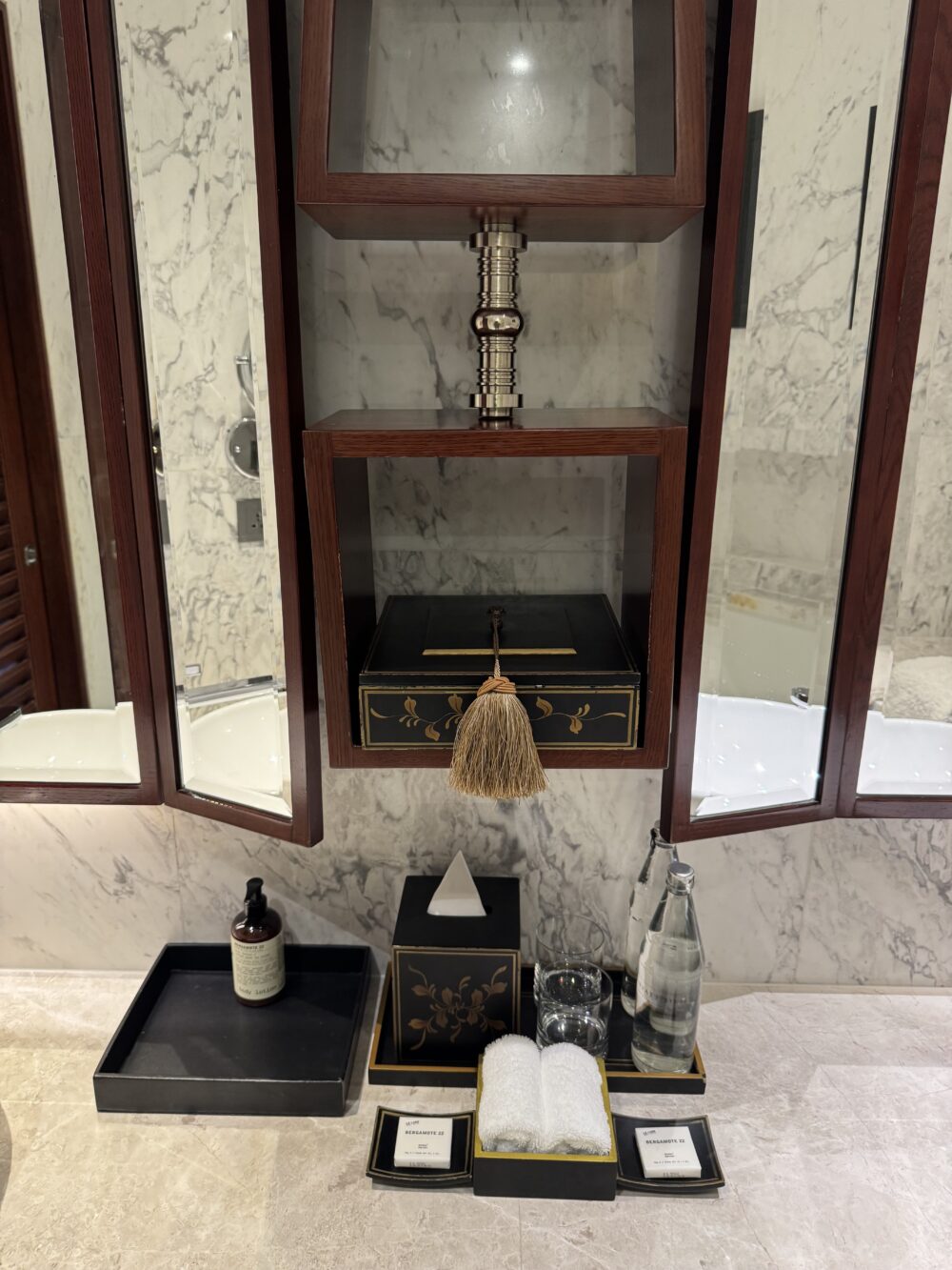 パークハイアットーシェムリアップーパークスイートー洗面所