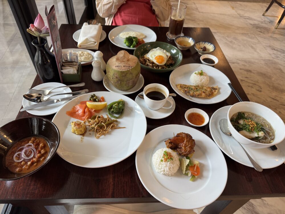 パークハイアットーシェムリアップーザ・ダイニングルームー朝食
