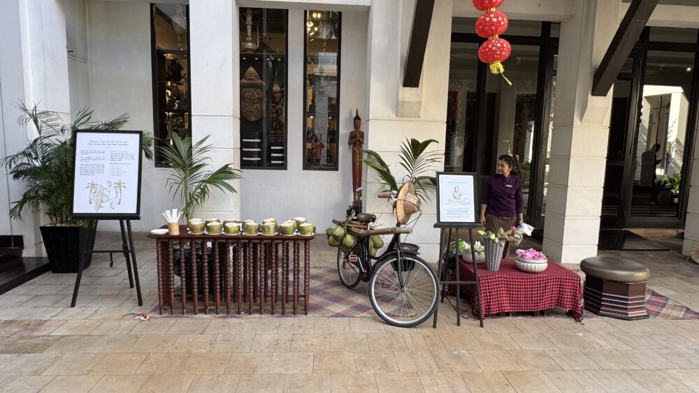 パークハイアットーシェムリアップーザ・ダイニングルームー朝食ーココナッツ