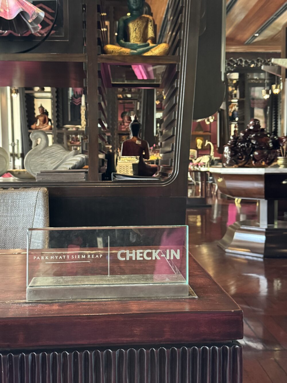 パークハイアットーシェムリアップーザ・リビングルームーチェックイン