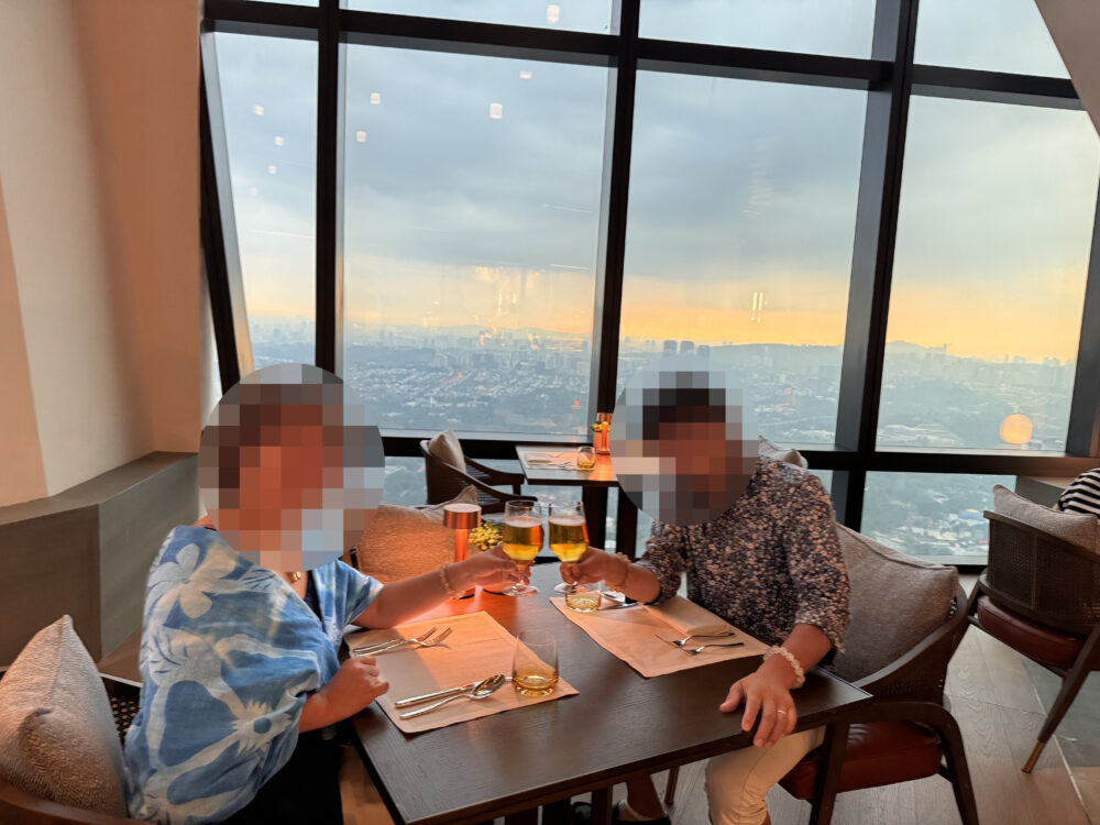 パークハイアットKLーパークラウンジーディナー